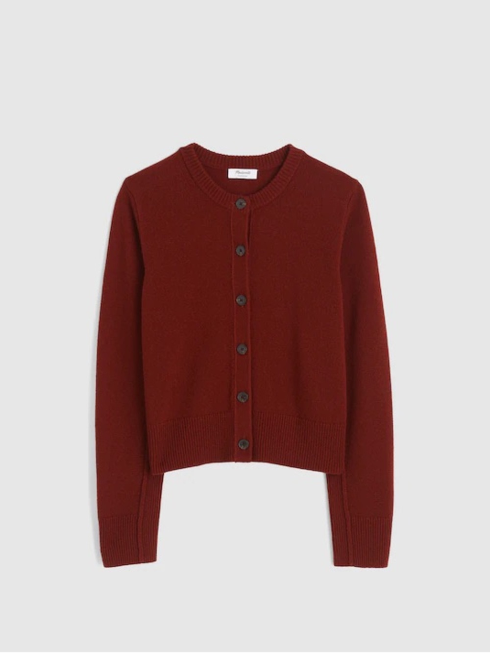 Madewell Cashmere Button-Front Cardigan Sweater NS663 Size XS NWT